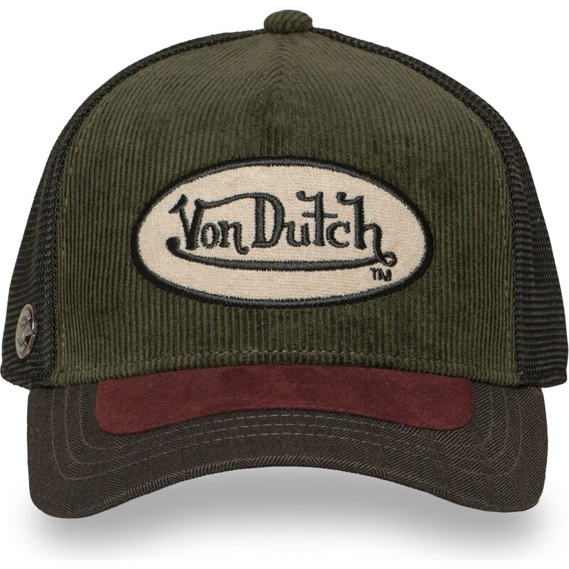 czapki-zakrzywiona-zielony-snapback-shield07-von-dutch