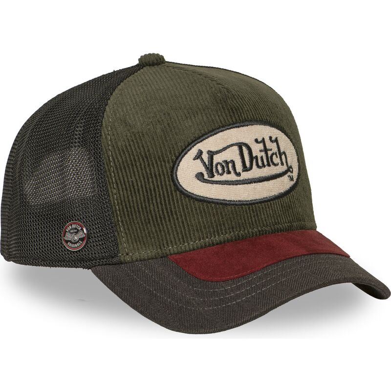 czapki-zakrzywiona-zielony-snapback-shield07-von-dutch