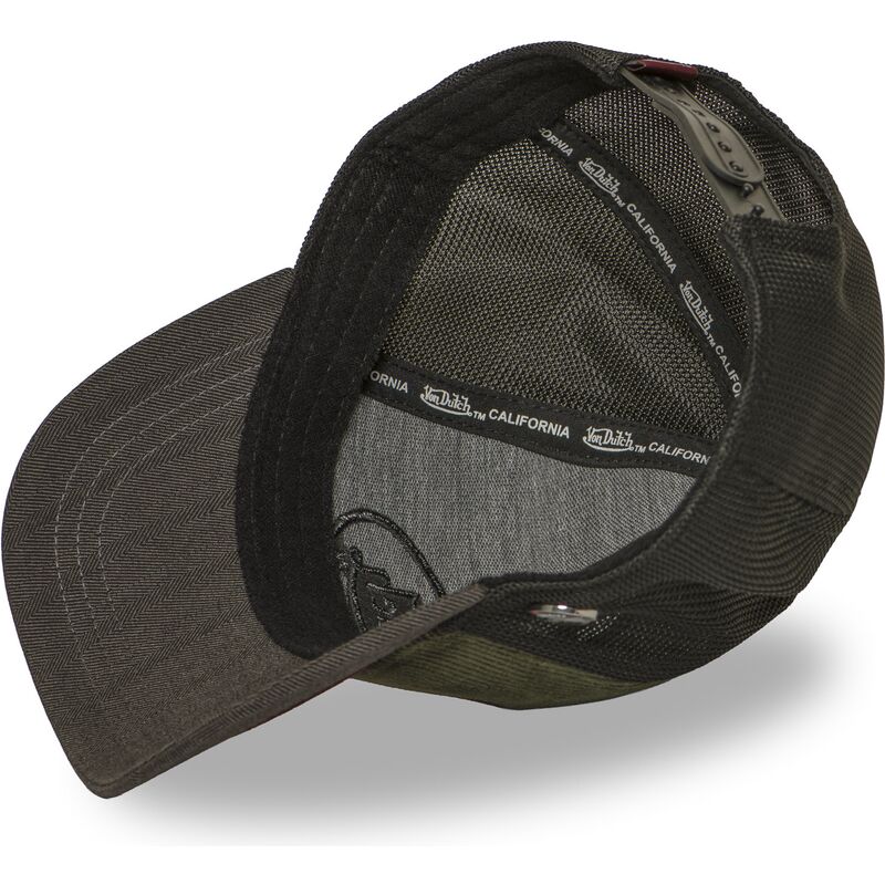 czapki-zakrzywiona-zielony-snapback-shield07-von-dutch