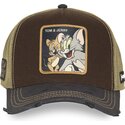 czapki-zakrzywiona-brazowy-snapback-taj9-jat-tom-i-jerry-looney-tunes-capslab