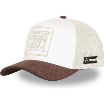Czapki zakrzywiona beżowy snapback OP9 BICO Monkey D. Luffy One Piece Capslab