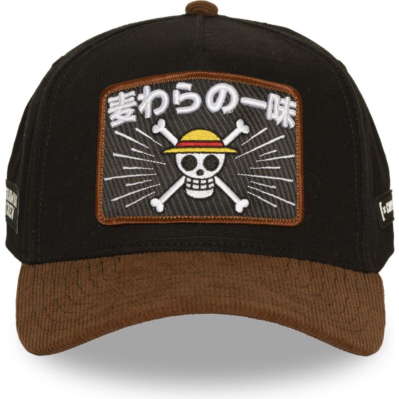czapki-zakrzywiona-brazowy-snapback-op8-mug-piraci-slomkowego-kapelusza-one-piece-capslab
