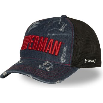 Czapki zakrzywiona granatowy snapback DC12 BLUE Superman DC Comics Capslab