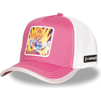 Czapki zakrzywiona róż snapback PRI7 Max Power Bros. Księżniczka Peach Super Mario Bros. Capslab