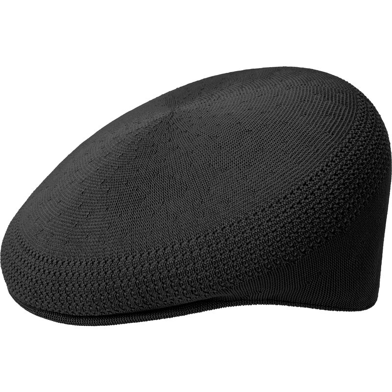 czarny-beret-z-zlotym-logo-tropic-504-ventair-black-gold-od-kangol