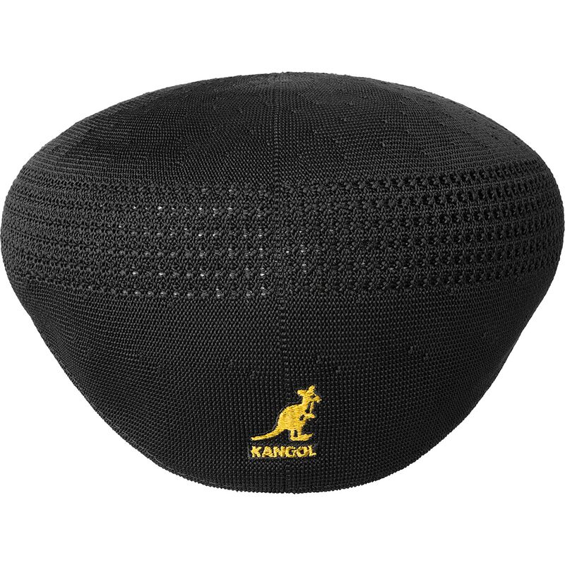 czarny-beret-z-zlotym-logo-tropic-504-ventair-black-gold-od-kangol