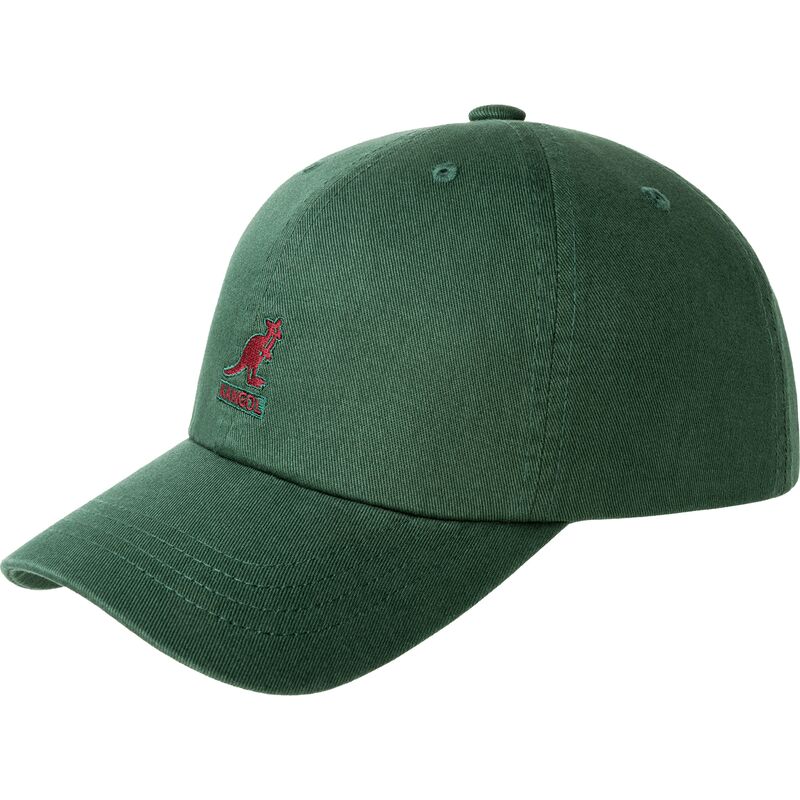 zielona-regulowana-czapka-z-daszkiem-z-czerwonym-logo-washed-baseball-algae-od-kangol