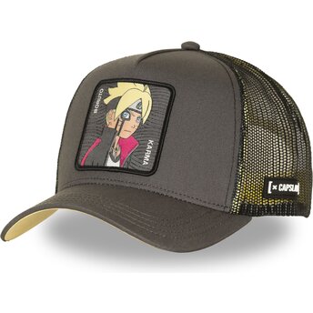 Czapki zakrzywiona szary snapback Karma BOR KAR Boruto Capslab