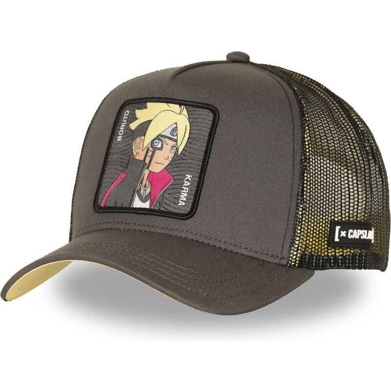 czapki-zakrzywiona-szary-snapback-karma-bor-kar-boruto-capslab