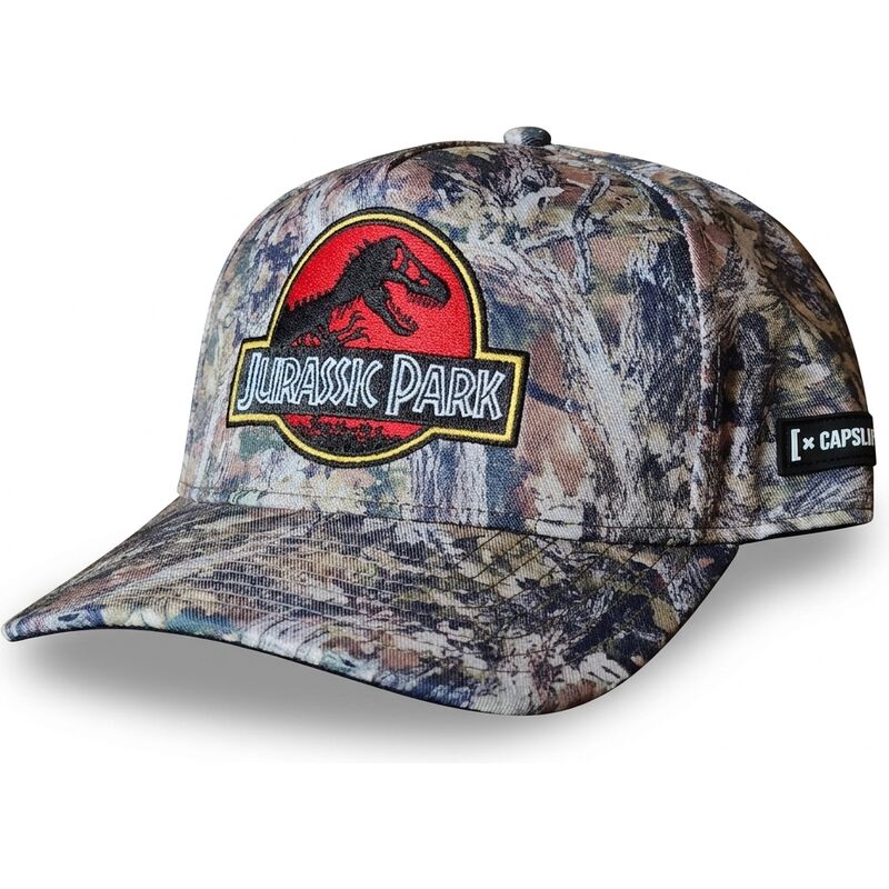 czapki-zakrzywiona-kamuflaz-snapback-jur2-cam-jurassic-park-capslab
