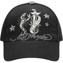 czapki-zakrzywiona-czarny-snapback-dagger-scorpion-ed-hardy