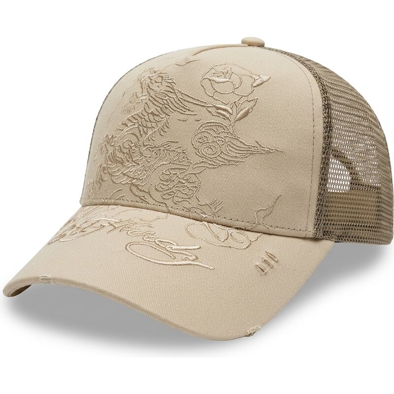 czapki-zakrzywiona-khaki-snapback-outline-ed-hardy czapki-zakrzywiona-khaki-snapback-outline-ed-hardy