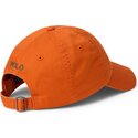 czapki-zakrzywiona-pomaranczowy-tasma-regulowana-cotton-chino-classic-sport-polo-ralph-lauren