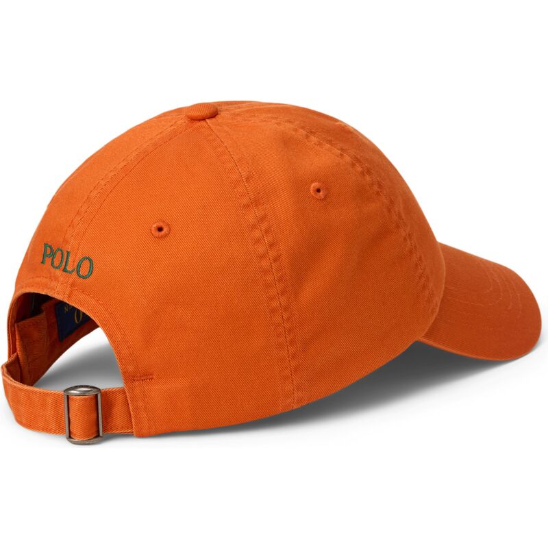 czapki-zakrzywiona-pomaranczowy-tasma-regulowana-cotton-chino-classic-sport-polo-ralph-lauren
