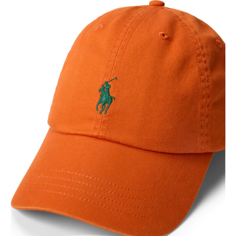 czapki-zakrzywiona-pomaranczowy-tasma-regulowana-cotton-chino-classic-sport-polo-ralph-lauren