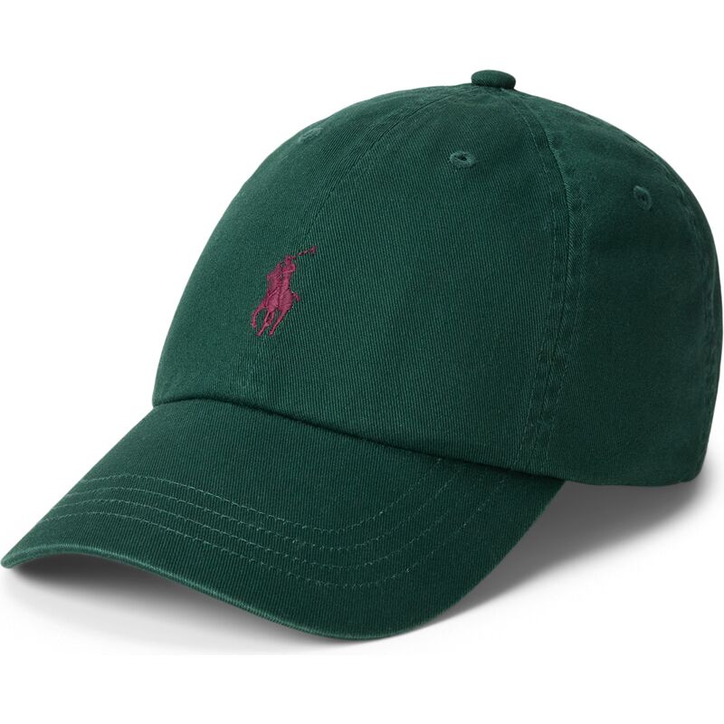czapki-zakrzywiona-zielony-tasma-regulowana-cotton-chino-classic-sport-polo-ralph-lauren