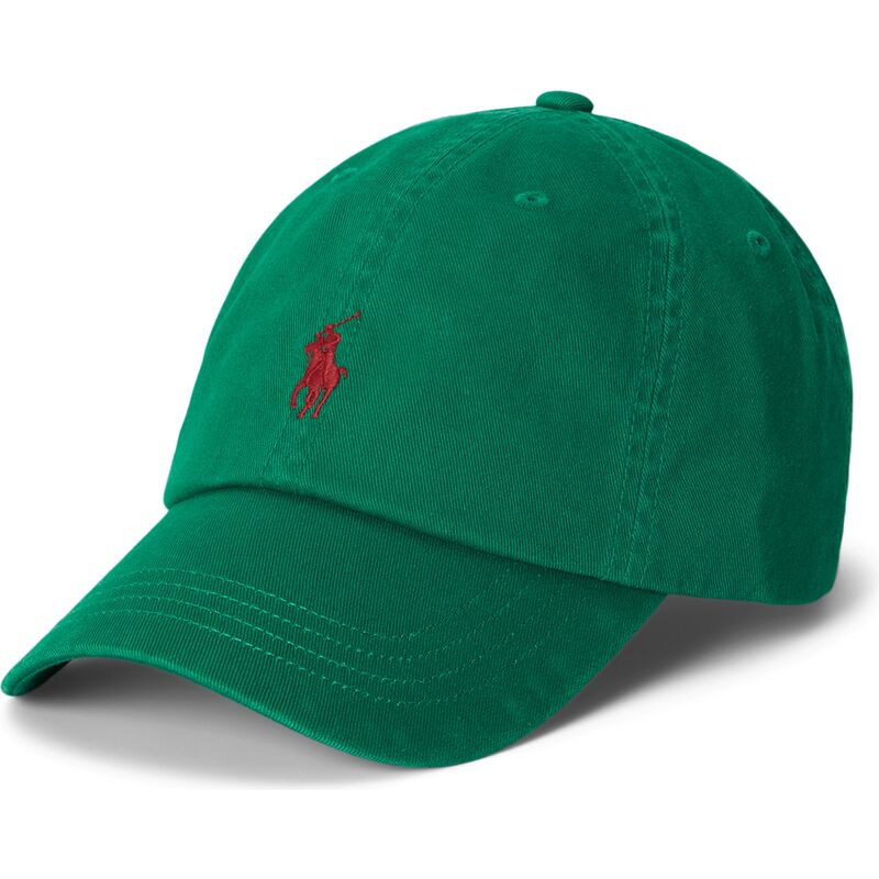 czapki-zakrzywiona-zielony-tasma-regulowana-cotton-chino-classic-sport-polo-ralph-lauren
