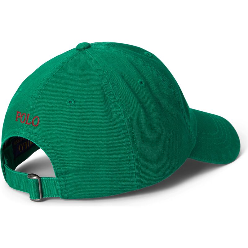 czapki-zakrzywiona-zielony-tasma-regulowana-cotton-chino-classic-sport-polo-ralph-lauren