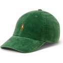 czapki-zakrzywiona-zielony-tasma-regulowana-corduroy-polo-ralph-lauren