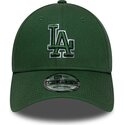 czapki-zakrzywiona-zielony-tasma-regulowana-9forty-team-outline-los-angeles-dodgers-mlb-new-era