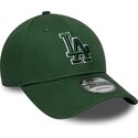 czapki-zakrzywiona-zielony-tasma-regulowana-9forty-team-outline-los-angeles-dodgers-mlb-new-era