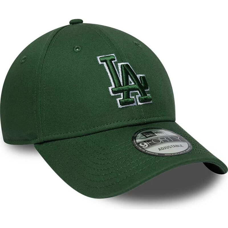 czapki-zakrzywiona-zielony-tasma-regulowana-9forty-team-outline-los-angeles-dodgers-mlb-new-era