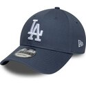 czapki-zakrzywiona-szary-tasma-regulowana-9forty-league-essential-los-angeles-dodgers-mlb-new-era