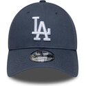 czapki-zakrzywiona-szary-tasma-regulowana-9forty-league-essential-los-angeles-dodgers-mlb-new-era