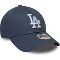 czapki-zakrzywiona-szary-tasma-regulowana-9forty-league-essential-los-angeles-dodgers-mlb-new-era