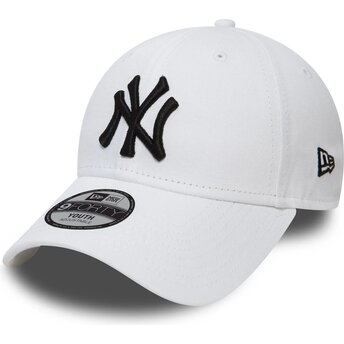 Czapki zakrzywiona biały taśma regulowana dla dziecka 9FORTY League Essential New York Yankees MLB New Era