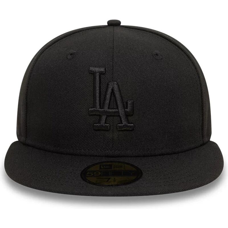 czarna-dopasowana-czapka-z-daszkiem-z-czarnym-logo-59fifty-league-essential-los-angeles-dodgers-mlb-new-era czarna-dopasowana-czapka-z-daszkiem-z-czarnym-logo-59fifty-league-essential-los-angeles-dodgers-mlb-new-era