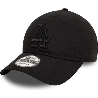 Czapki zakrzywiona czarny taśma regulowana 9TWENTY League Essential Los Angeles Dodgers MLB New Era