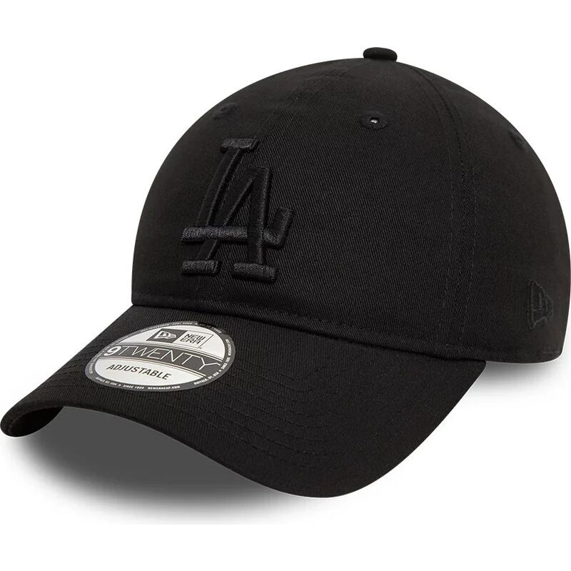 czarna-regulowana-czapka-z-zakrzywionym-daszkiem-z-czarnym-logo-9twenty-league-essential-los-angeles-dodgers-mlb-od-new-era czarna-regulowana-czapka-z-zakrzywionym-daszkiem-z-czarnym-logo-9twenty-league-essential-los-angeles-dodgers-mlb-od-new-era