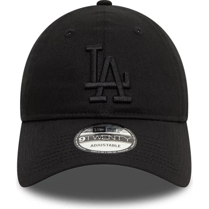 czarna-regulowana-czapka-z-zakrzywionym-daszkiem-z-czarnym-logo-9twenty-league-essential-los-angeles-dodgers-mlb-od-new-era czarna-regulowana-czapka-z-zakrzywionym-daszkiem-z-czarnym-logo-9twenty-league-essential-los-angeles-dodgers-mlb-od-new-era