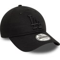 czarna-regulowana-czapka-z-zakrzywionym-daszkiem-z-czarnym-logo-9twenty-league-essential-los-angeles-dodgers-mlb-od-new-era