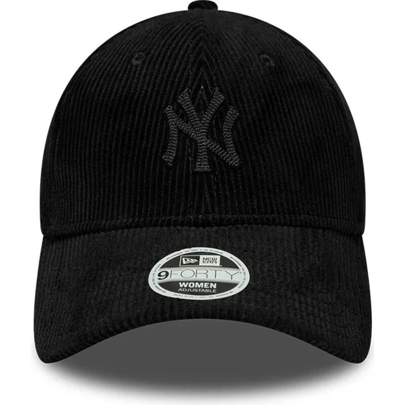 czapki-zakrzywiona-czarny-tasma-regulowana-9forty-cord-new-york-yankees-mlb-new-era