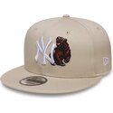 czapki-plaska-bezowy-snapback-9fifty-outdoor-icon-new-york-yankees-mlb-new-era