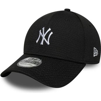 Czapki zakrzywiona czarny dopasowany 39THIRTY Stretch Mesh New York Yankees MLB New Era
