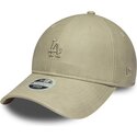 czapki-zakrzywiona-bezowy-tasma-regulowana-9twenty-washed-pu-los-angeles-dodgers-mlb-new-era