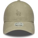czapki-zakrzywiona-bezowy-tasma-regulowana-9twenty-washed-pu-los-angeles-dodgers-mlb-new-era