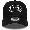 czapki-zakrzywiona-czarny-snapback-9forty-e-frame-rubber-new-york-new-era