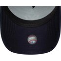 czapki-zakrzywiona-zielony-snapback-9forty-e-frame-suede-visor-new-york-yankees-mlb-new-era