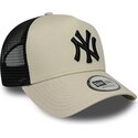 czapki-zakrzywiona-bezowy-snapback-a-frame-league-essential-new-york-yankees-mlb-new-era