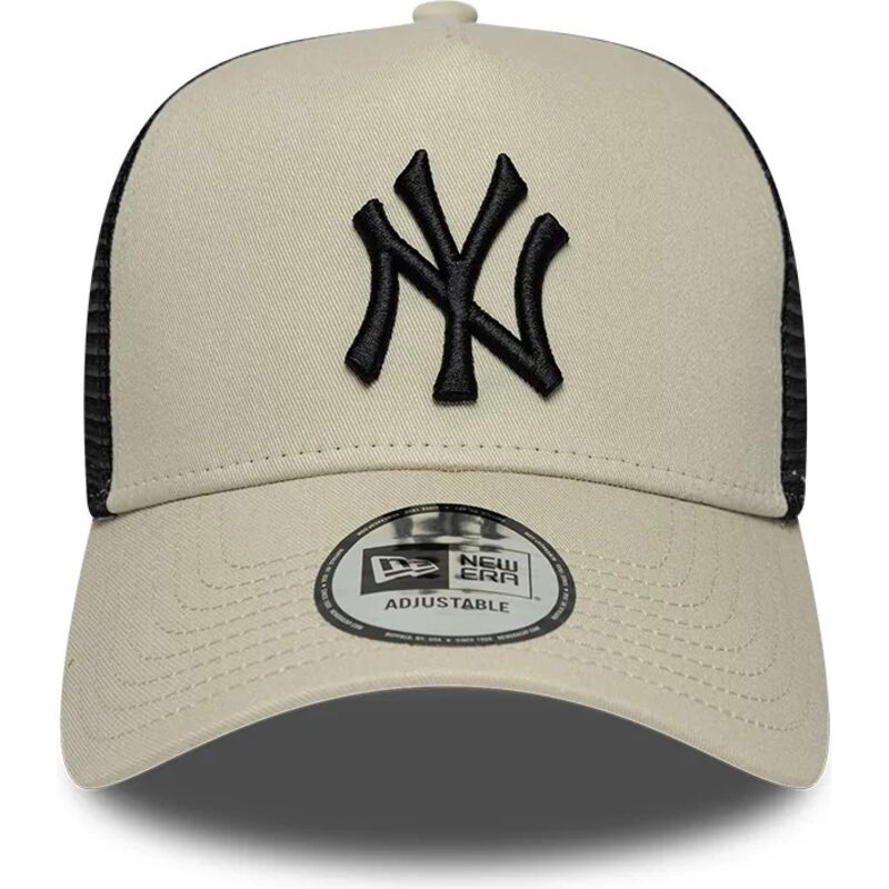 czapki-zakrzywiona-bezowy-snapback-a-frame-league-essential-new-york-yankees-mlb-new-era