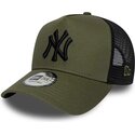czapki-zakrzywiona-zielony-snapback-a-frame-league-essential-new-york-yankees-mlb-new-era