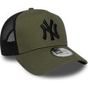 czapki-zakrzywiona-zielony-snapback-a-frame-league-essential-new-york-yankees-mlb-new-era