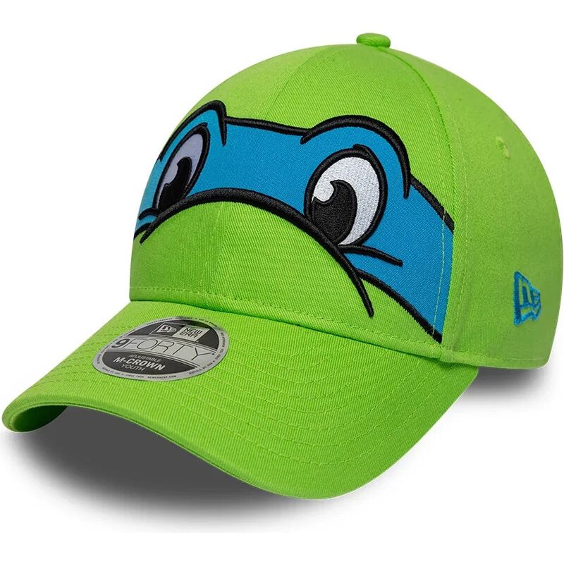 czapki-zakrzywiona-zielony-snapback-dla-dziecka-9forty-m-crown-face-leonardo-tortugas-ninja-new-era
