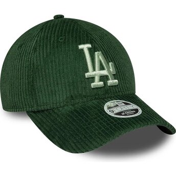 Czapki zakrzywiona zielony snapback 9FORTY M-Crown Chunky Cord Los Angeles Dodgers MLB New Era
