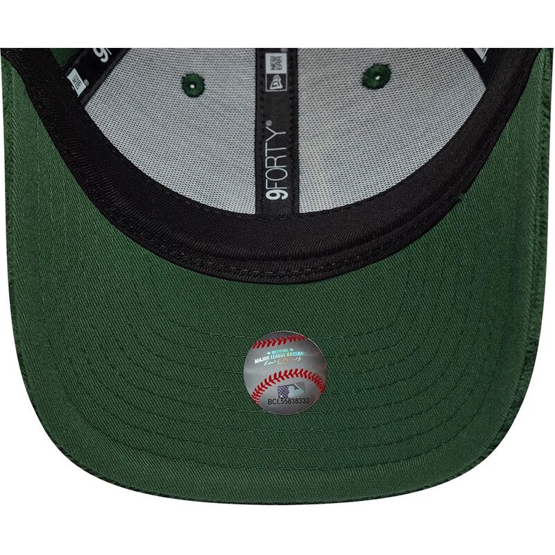 czapki-zakrzywiona-zielony-snapback-9forty-m-crown-chunky-cord-los-angeles-dodgers-mlb-new-era