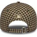 czapki-zakrzywiona-zielony-tasma-regulowana-9forty-m-crown-houndstooth-los-angeles-dodgers-mlb-new-era